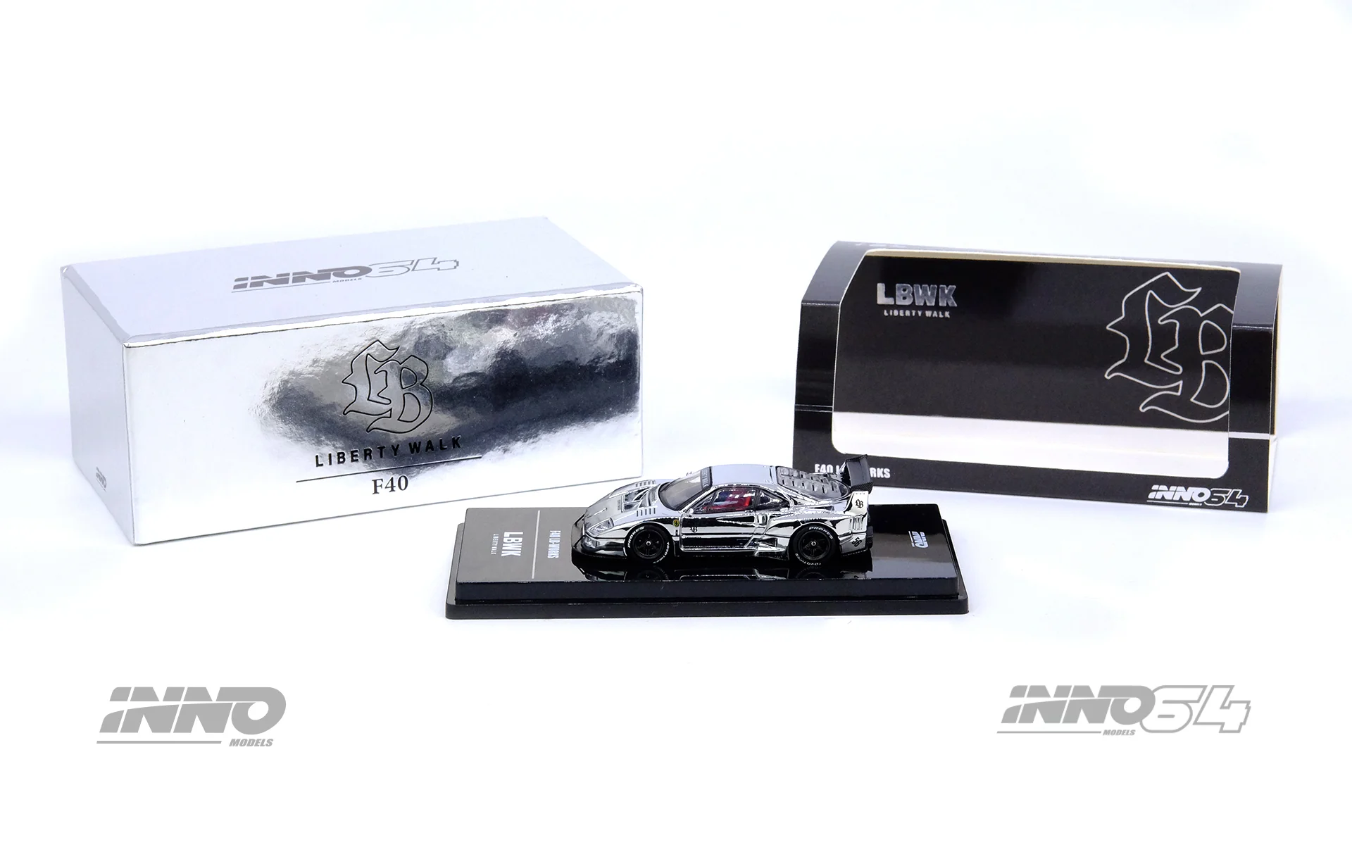INNO64 1:64 Ferrari F40 Liberty Walk in Hobby Expo China 2024 Edition (ONE CAR PER PERSON) - Image 2