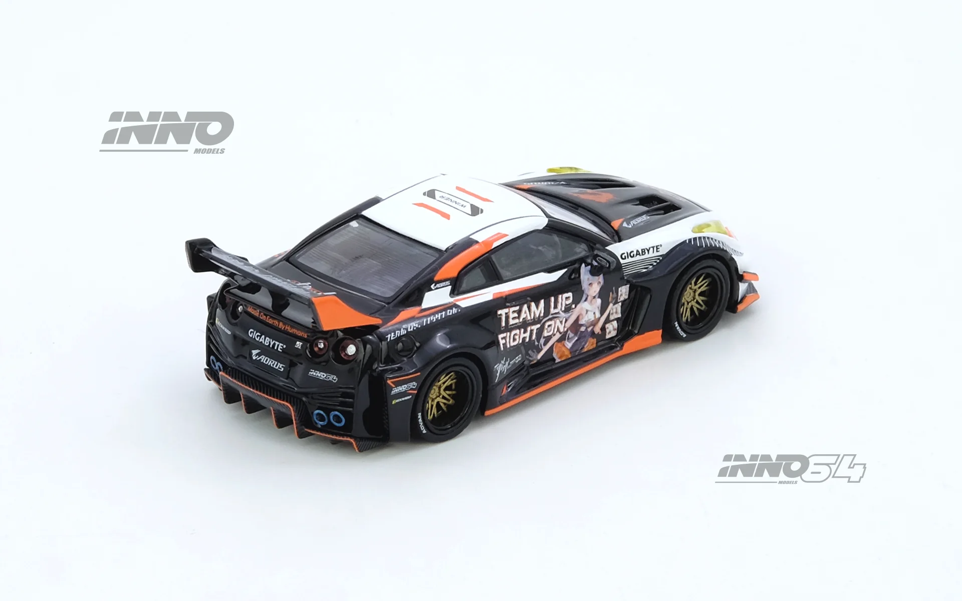 *PREORDER* INNO64 1:64 Nissan GT-R R35 WIDEBODY AORUS X INNO64 Limited Edition - Image 6