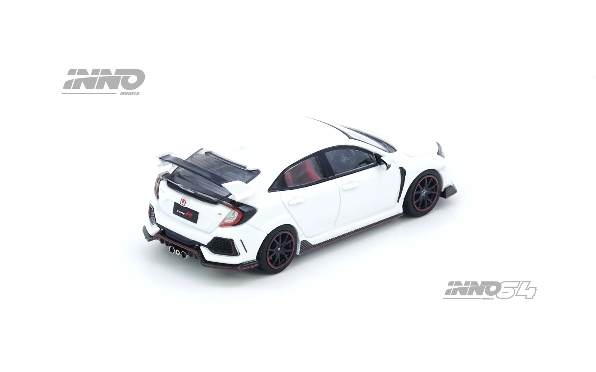 INNO64 1:64 Honda Civic (FK8) Type-R in White - Image 2