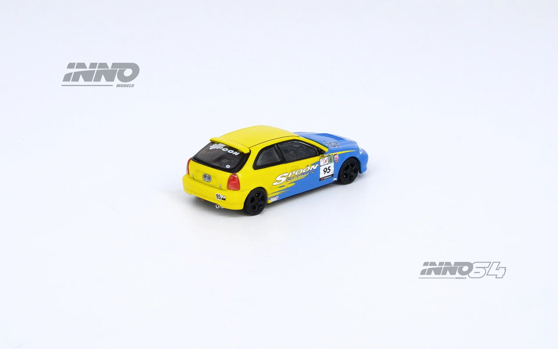 INNO64 1:64 Honda Civic Type-R (EK9) in "SPOON SPORTS" Livery - Image 2