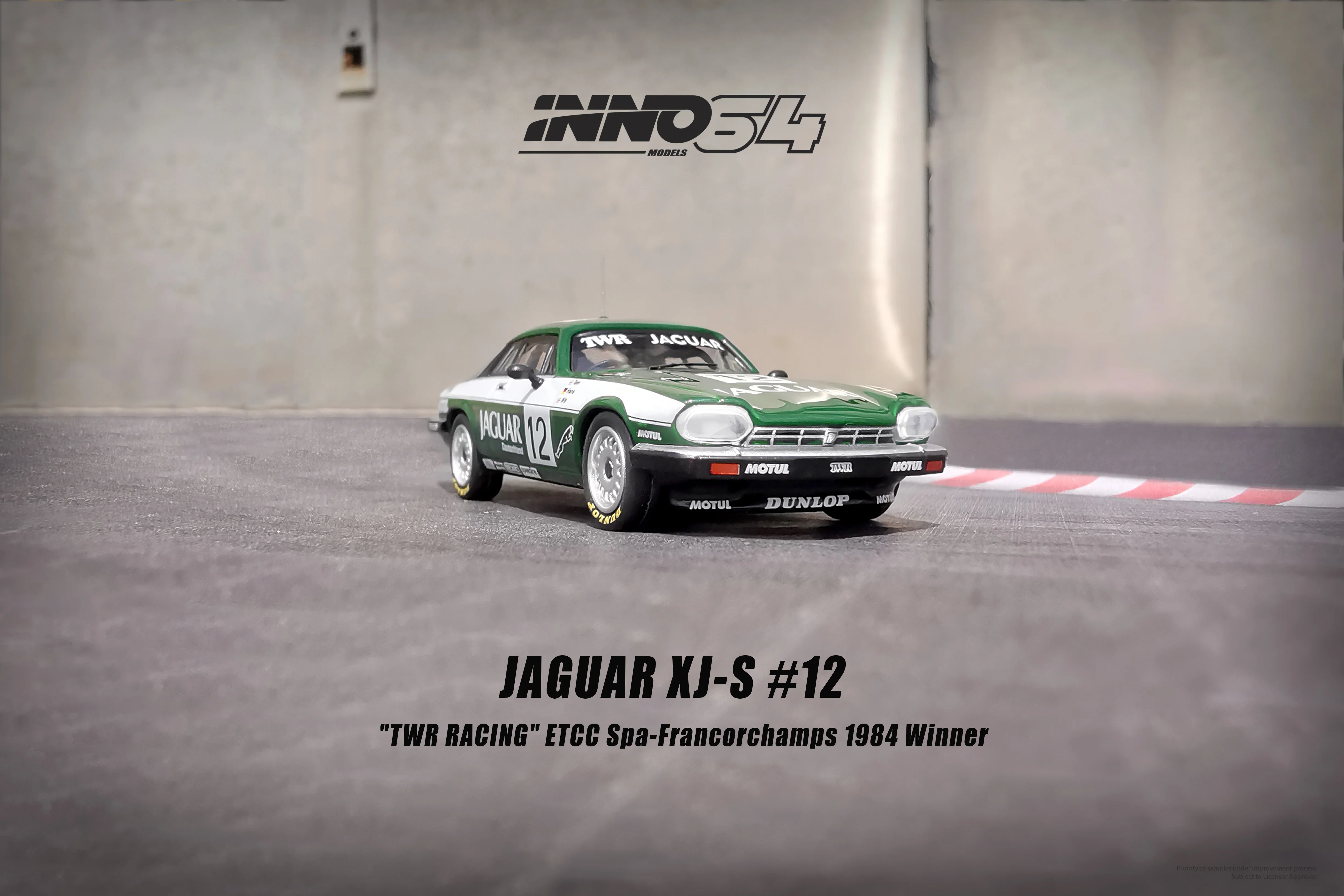 INNO64 1:64 Jaguar XJ-S #12 "TWR RACING" ETCC Spa-Francorchamps 1944 Winner Heyer / Percy - Image 3