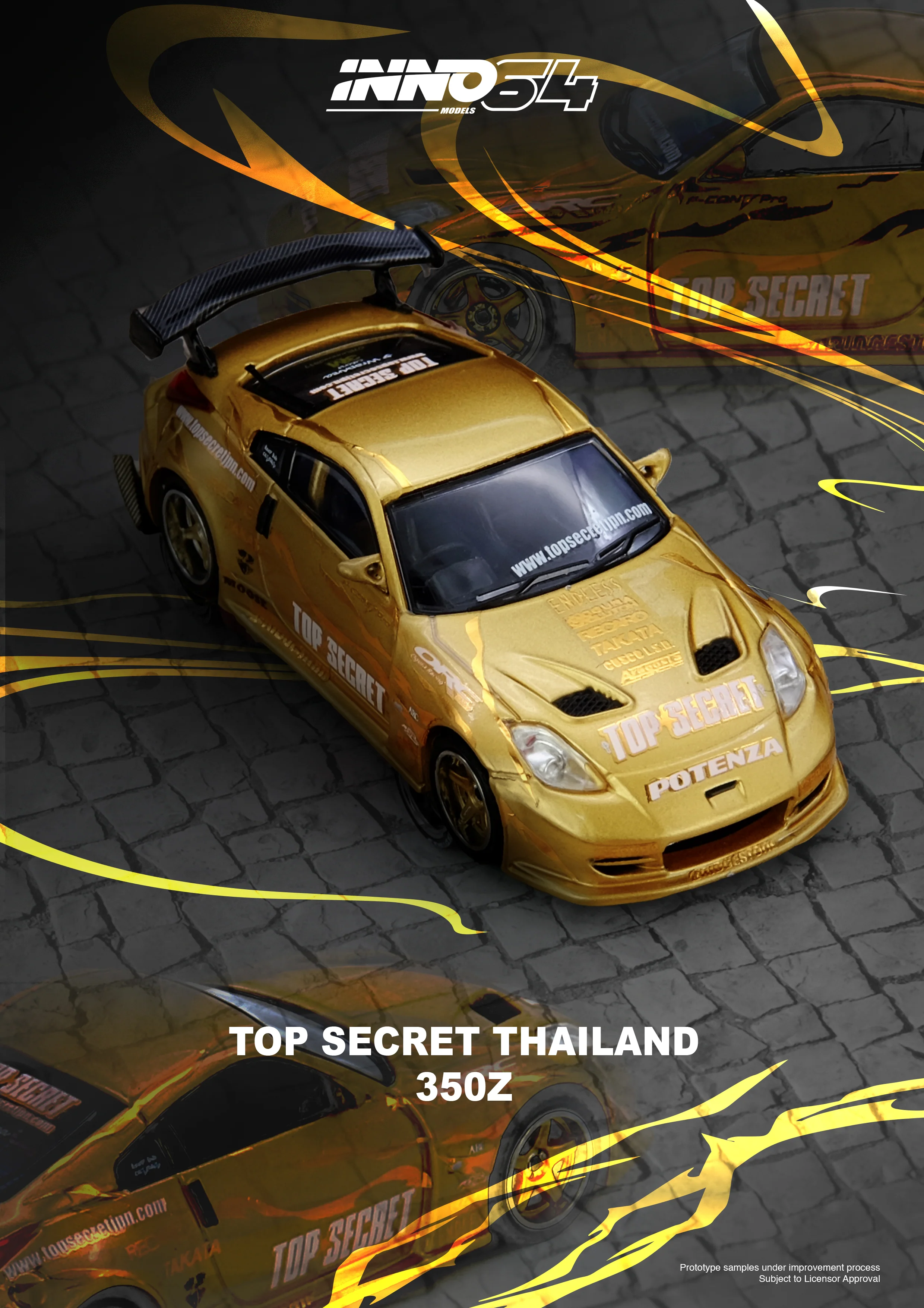 *PREORDER* INNO64 1:64 Nissan 350Z (Z33) Top Secret Thailand Edition - Image 2