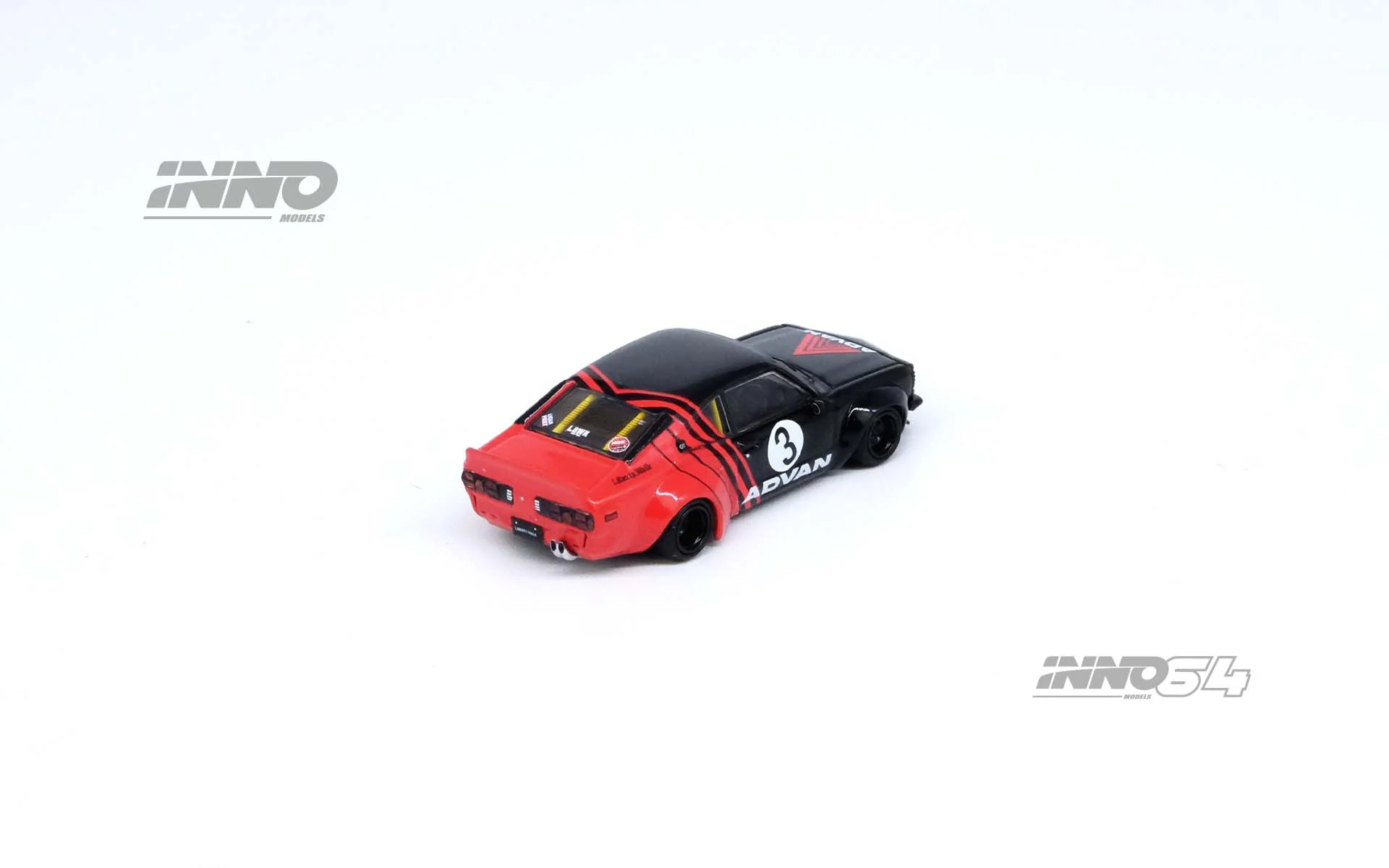 INNO64 1:64 Mazda RX-3 Savanna LBWK in "Advan Livery" - Image 2