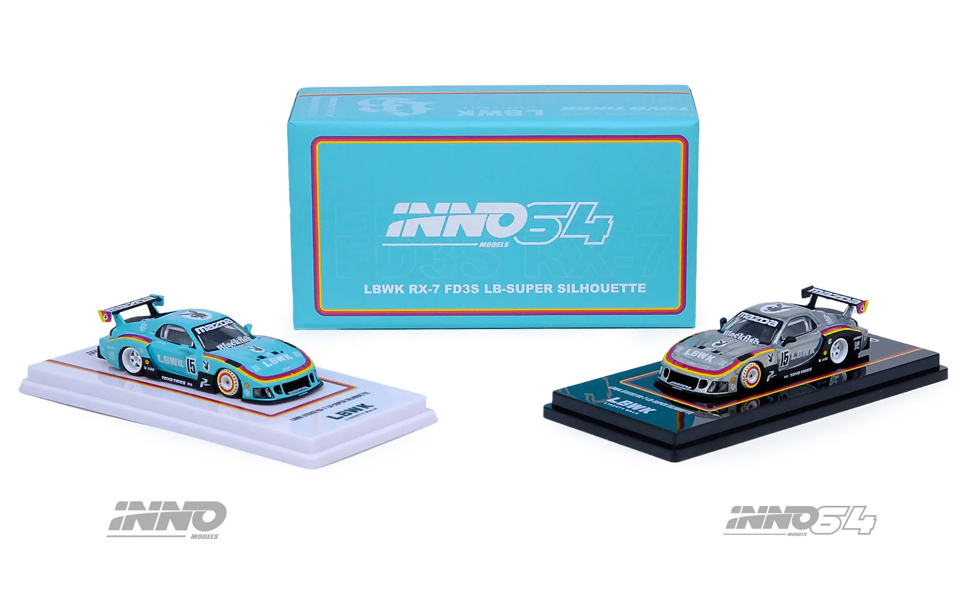 INNO64 1:64 Mazda RX7 (FD3S) LB-SUPER SILHOUETTE Hobby Expo China 2024 Edition (ONE CAR PER PERSON) - Image 5