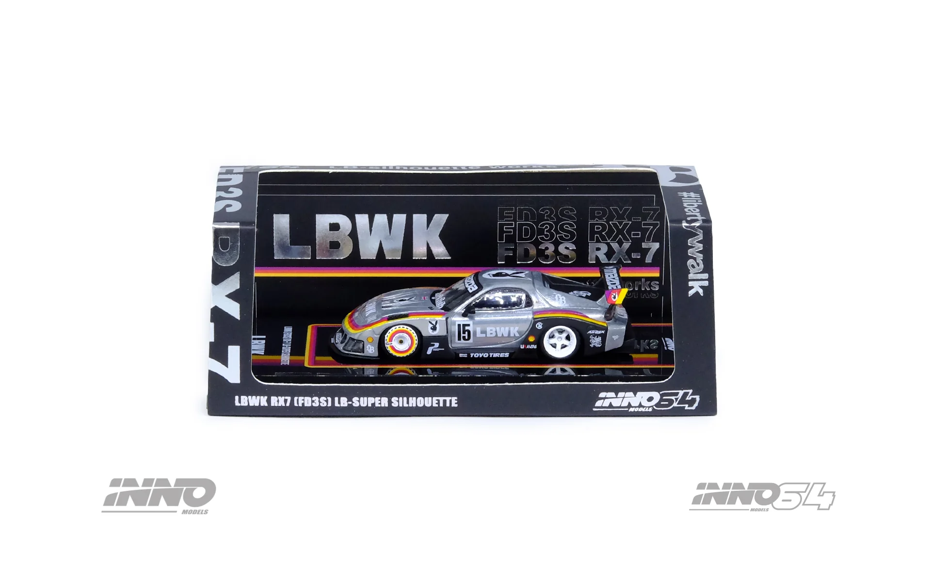 INNO64 1:64 Mazda RX7 (FD3S) LB-SUPER SILHOUETTE Hobby Expo China 2024 Edition (ONE CAR PER PERSON) - Image 7