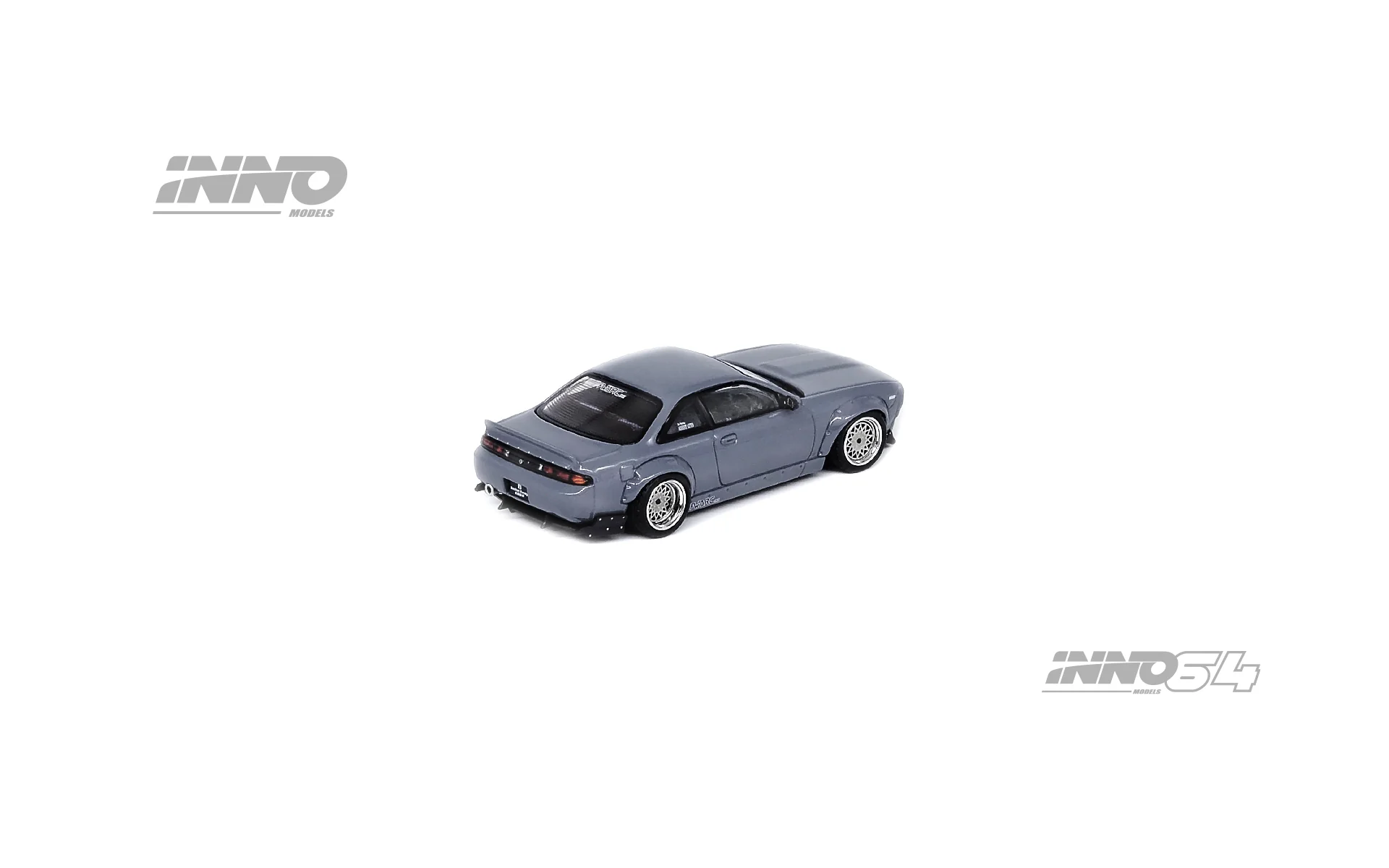 INNO64 1:64 Nissan Silvia (S14) Rocket Bunny Boss Aero in Grey - Image 2