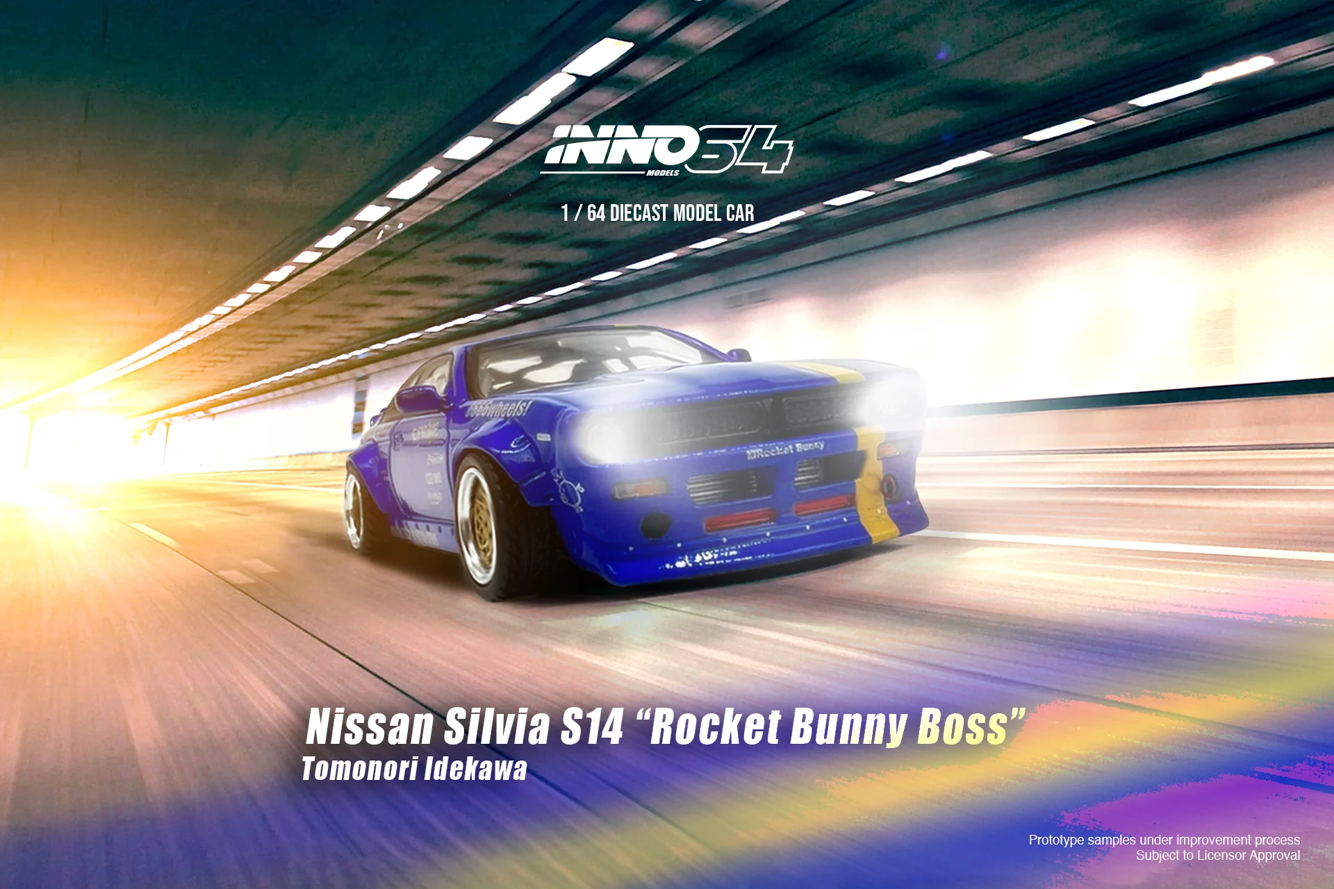 INNO64 1:64 Nissan Silvia (S14) "Rocket Bunny Boss" Tomonori Idekawa - Image 3
