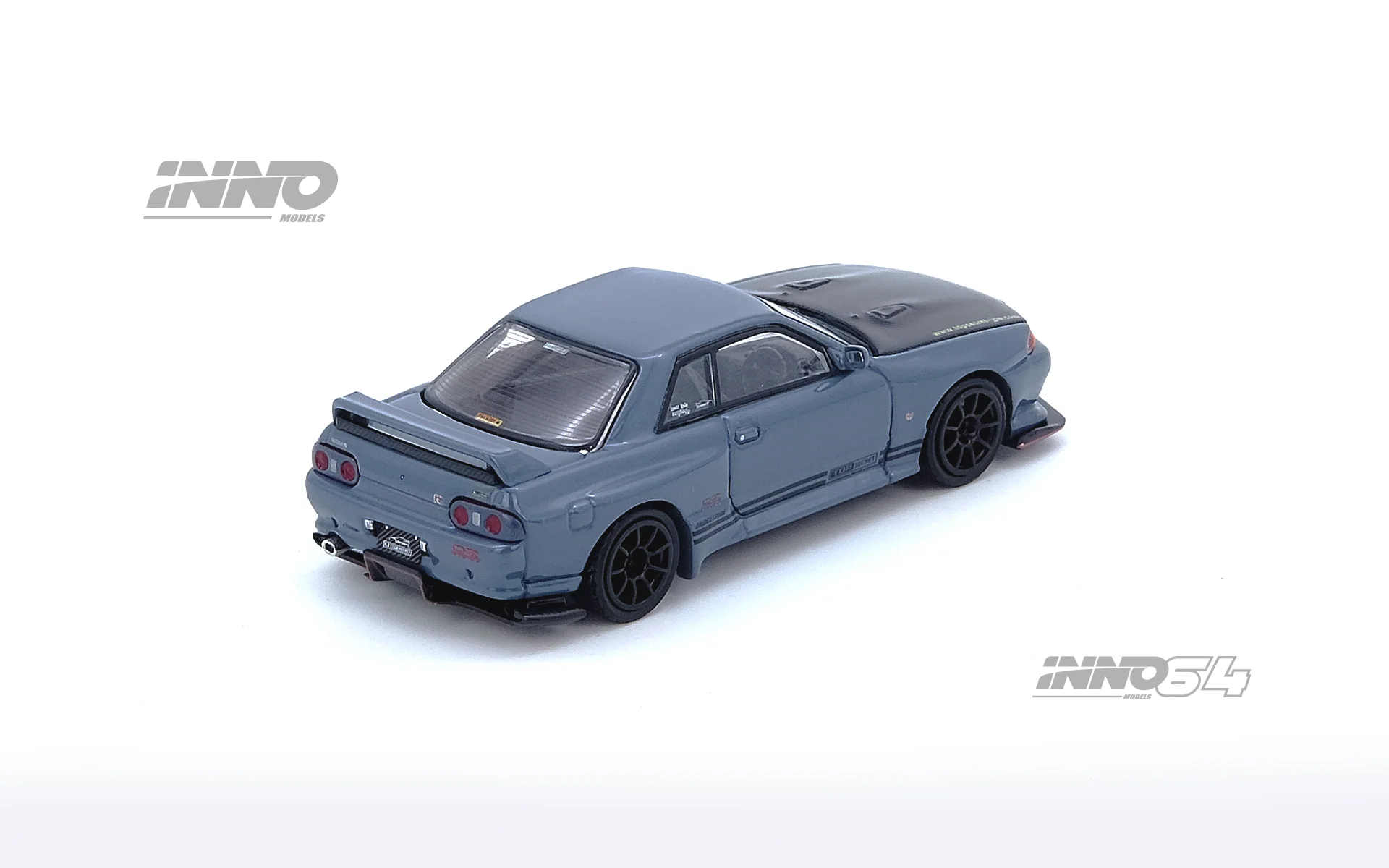 INNO64 1:64 Nissan Skyline GT-R (R32) TOP SECRET in Stealth Gray - Image 2