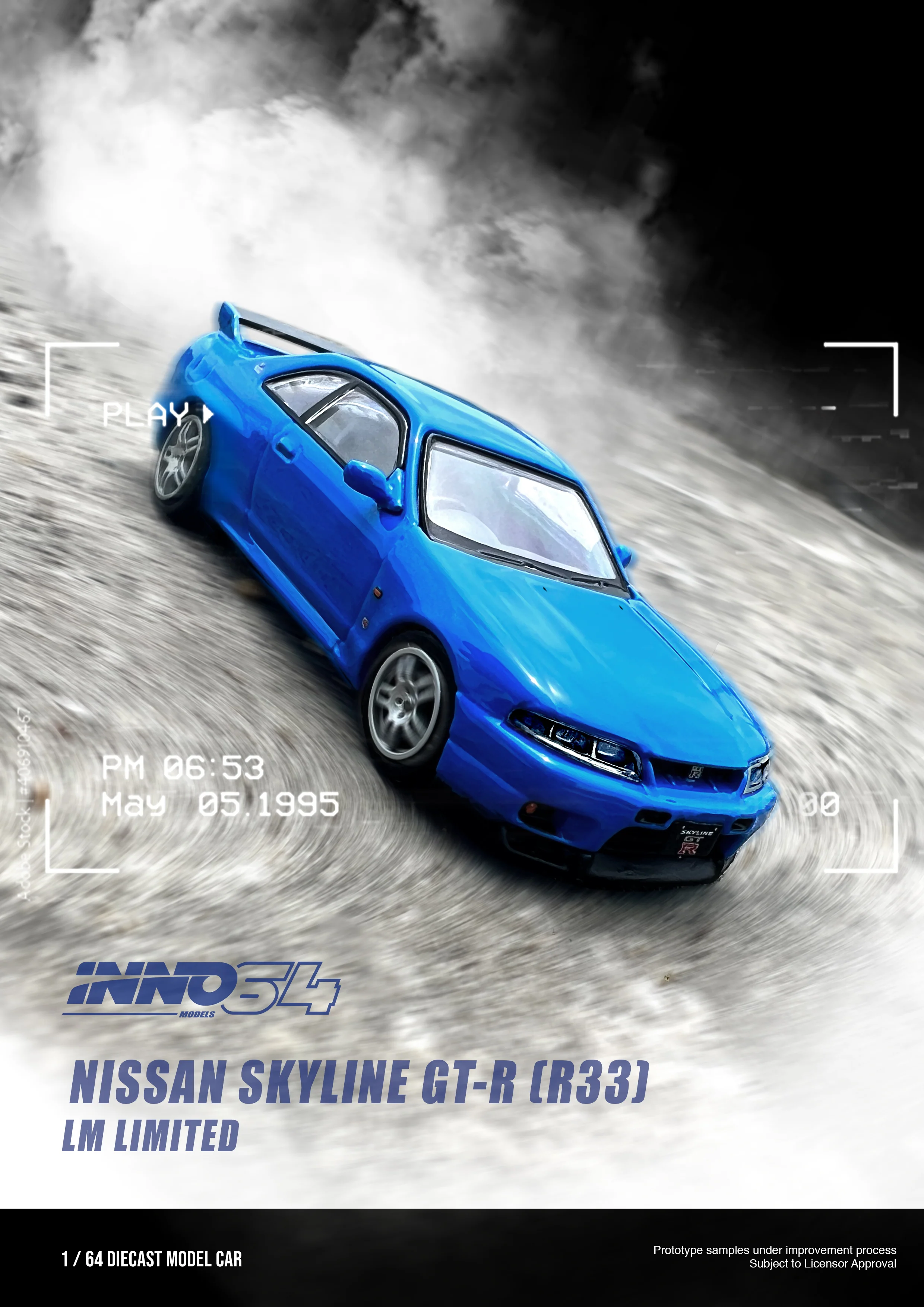 INNO64 1:64 Nissan Skyline GT-R (R33) LM Limited Edition - Image 3