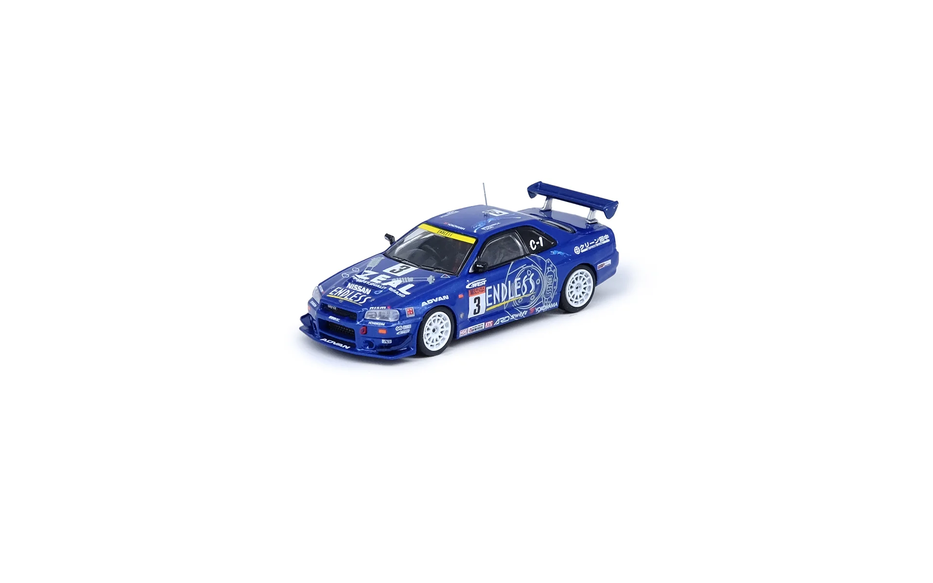 INNO64 1:64 Nissan Skyline GT-R (R34) #3 "ENDLESS ADVAN"  Super Taikyu Series 2002 Winner