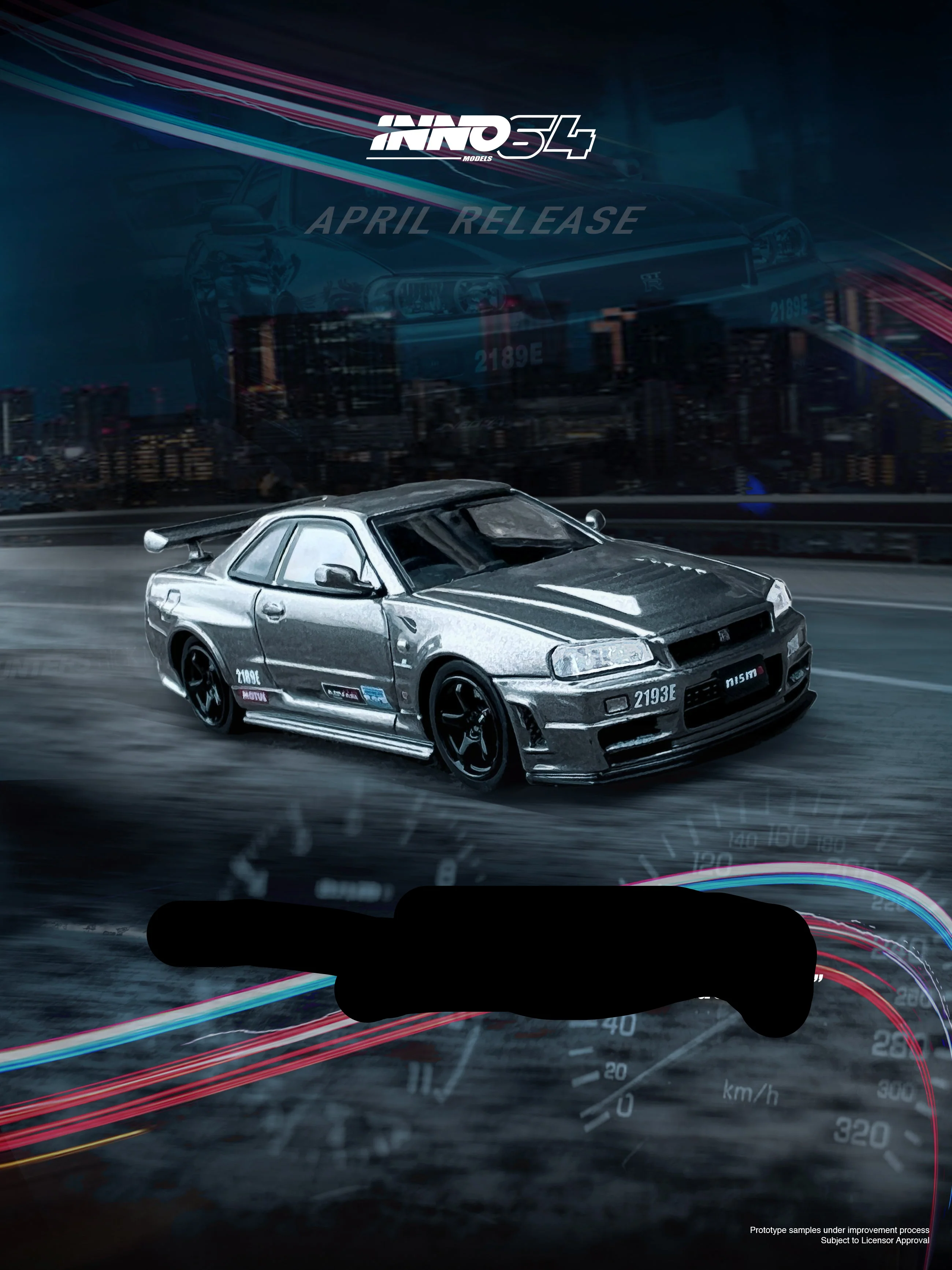 INNO64 1:64 Nissan Skyline GT-R (R34) Omori Factory "CLUBMAN RACE SPEC" (CRS) - Image 2
