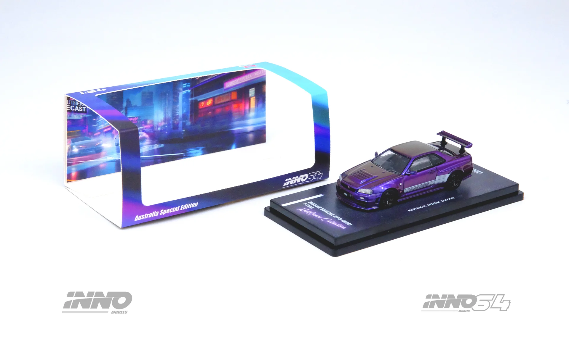 INNO64 1/64 Nissan Skyline GT-R (R34) Z-Tune "END GAME" Australia Special Edition - Image 2