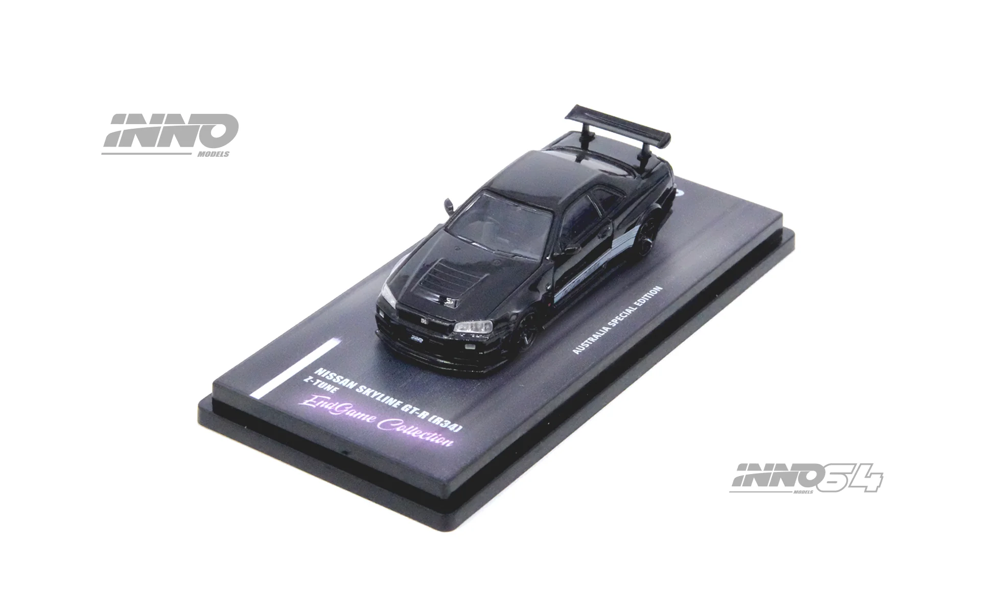 INNO64 1/64 Nissan Skyline GT-R (R34) Z-Tune "END GAME" Australia Special Edition - Image 6