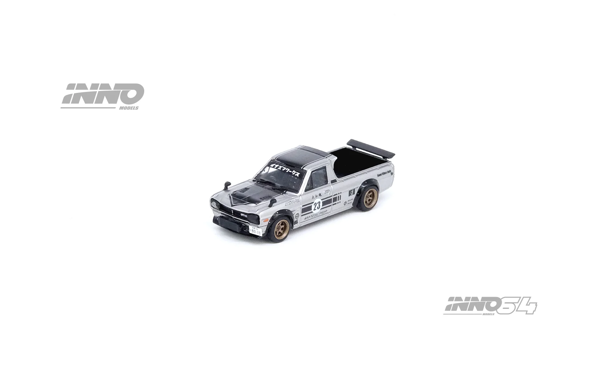 INNO64 1:64 Nissan Sunny Hakotora Pick Up Truck "INAZUMA WORK" - Image 4