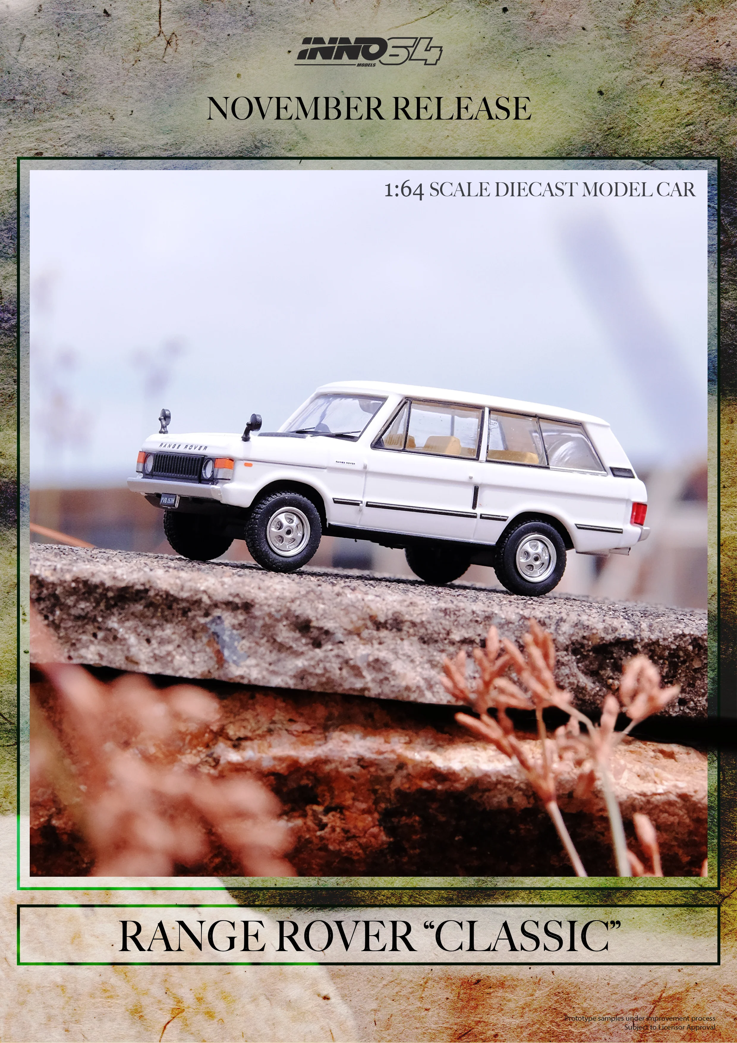 INNO64 1:64 Range Rover "CLASSIC" in White - Image 3
