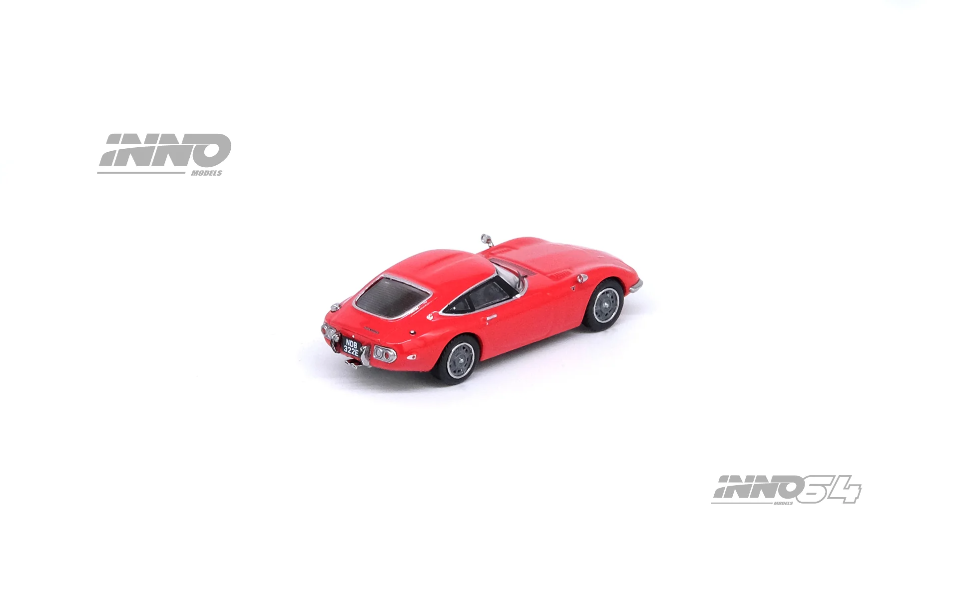 INNO64 1:64 Toyota 2000GT in Solar Red - Image 4