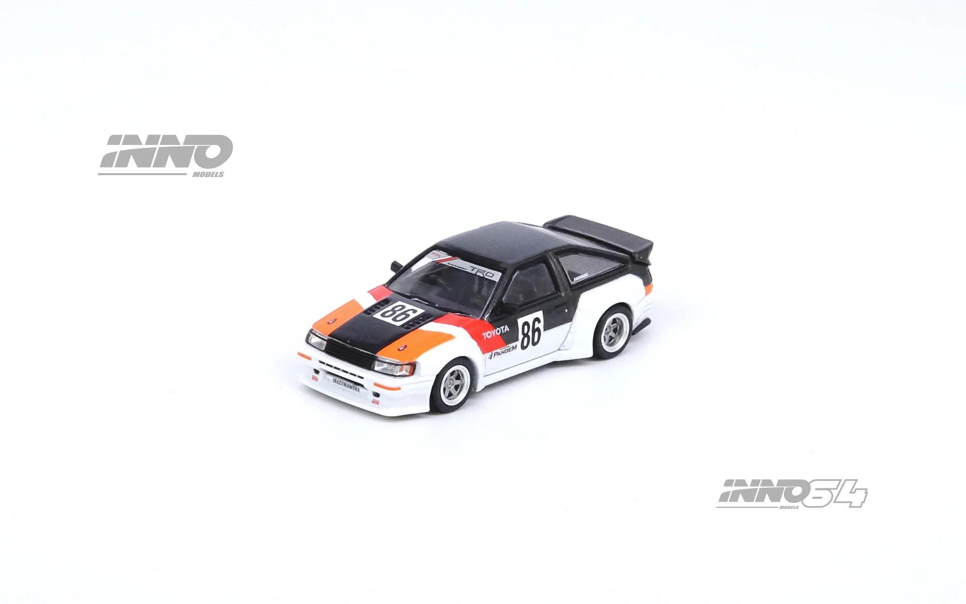 INNO64 1/64 Toyota AE86 Levin Pandem Rocket Bunny "INAZUMA WORX" - Image 2