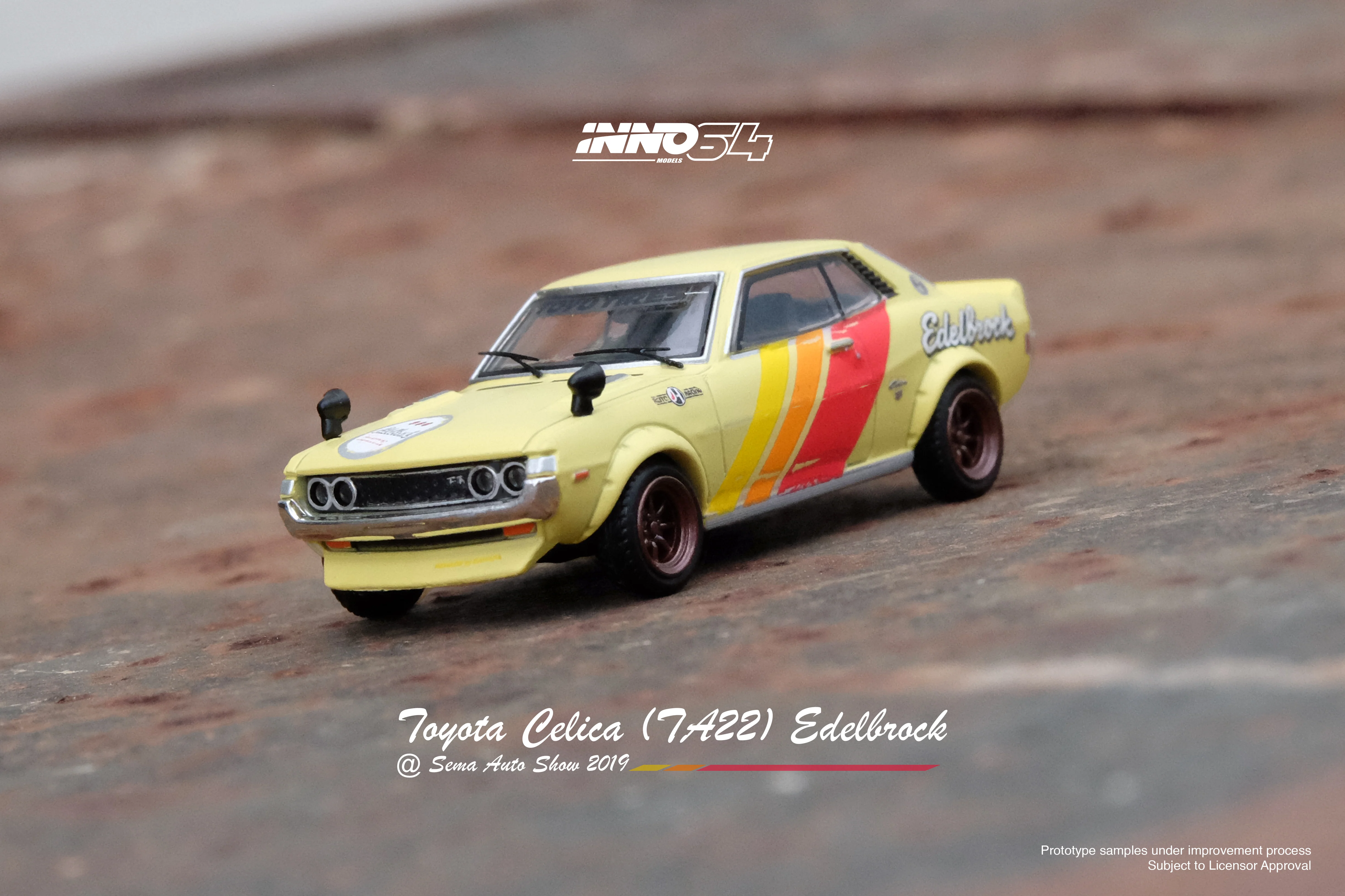 INNO64 1:64 Toyota Celica 1600GT (TA22) "EDELBROCK" SEMA Auto Salon 2019 - Image 3