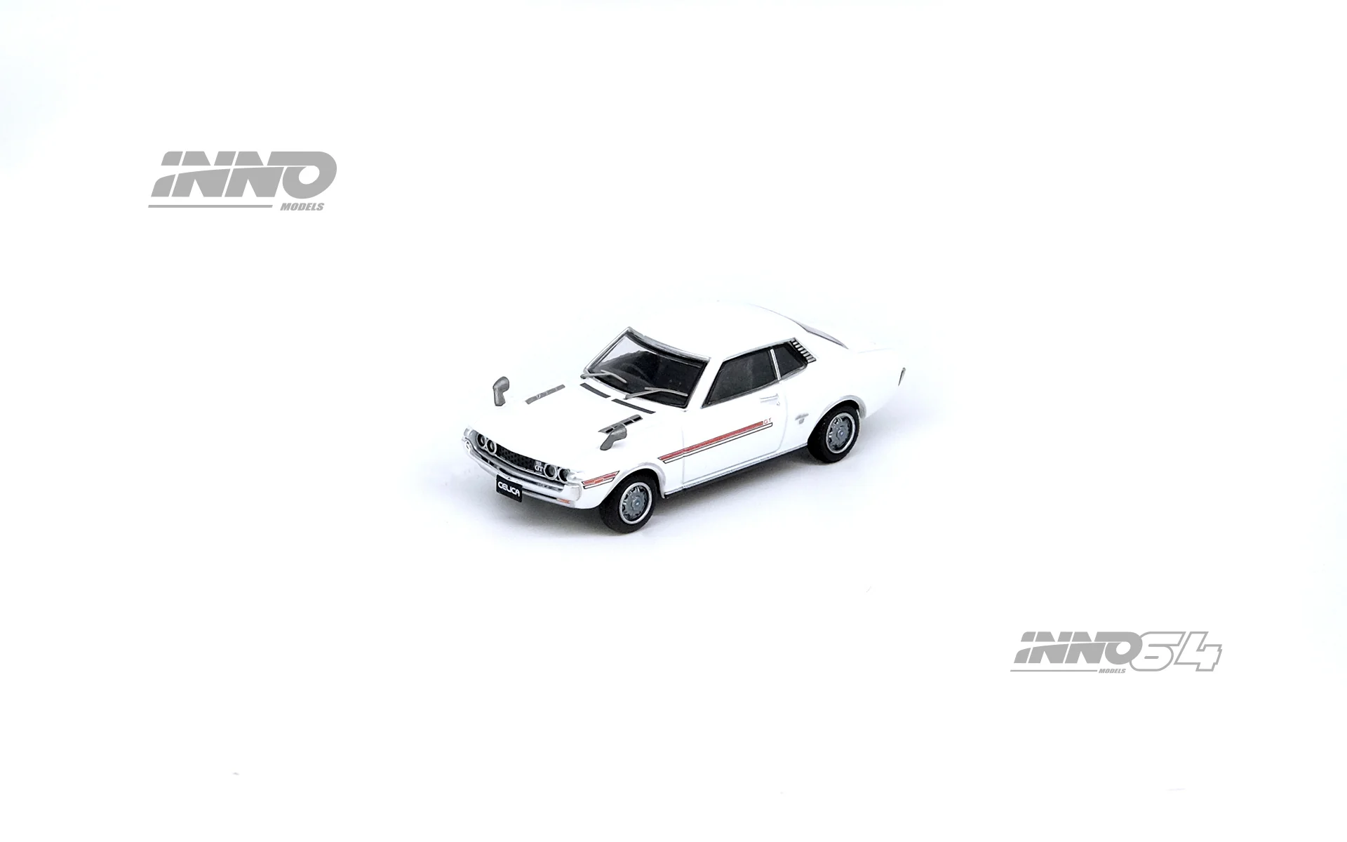INNO64 1:64 Toyota Celica 1600GT (TA22) in White - Image 3