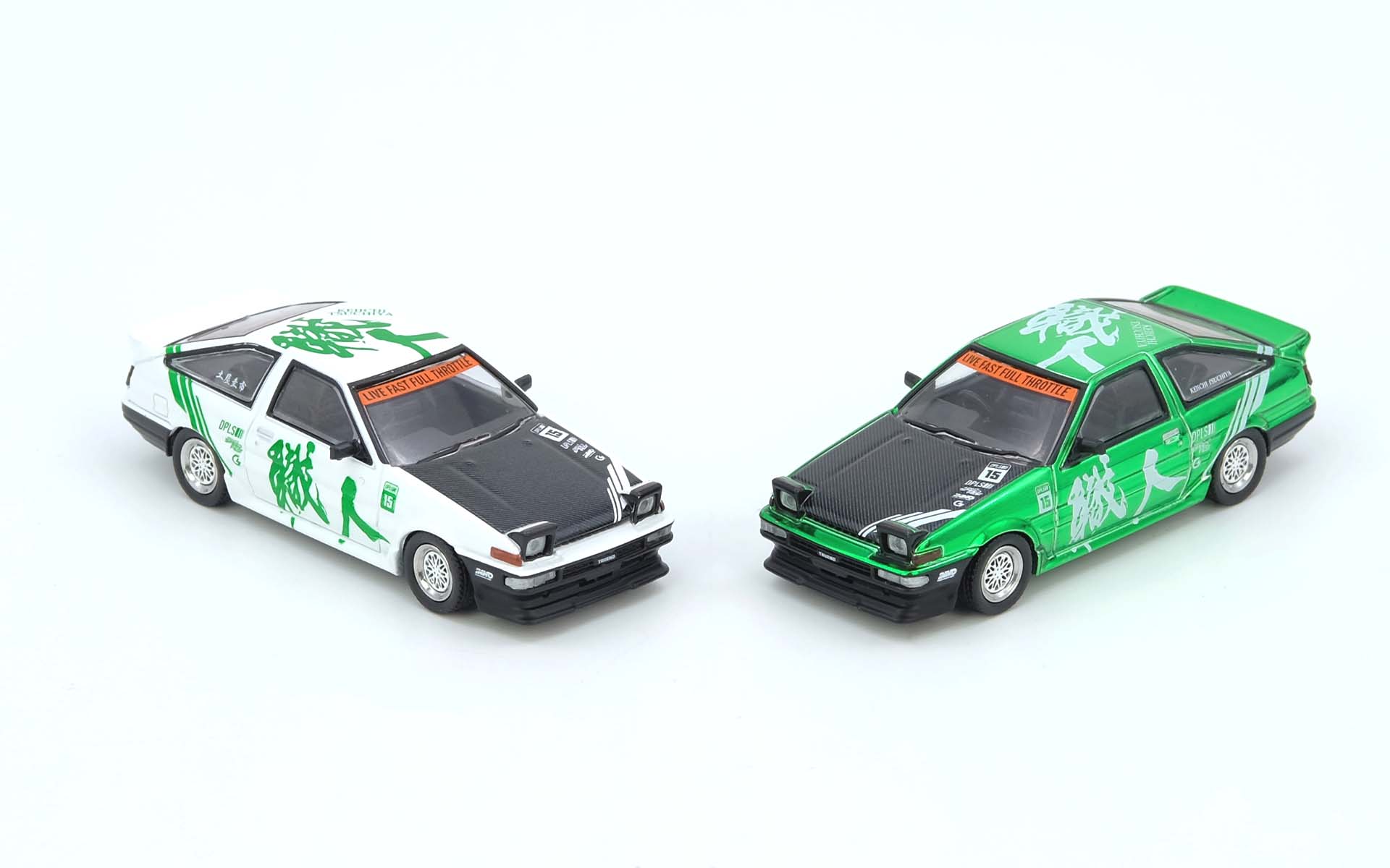 INNO64 1:64 TOYOTA SPRINTER TRUENO AE86 "KEIICHI TSUCHIYA" Limited Edition - Image 4