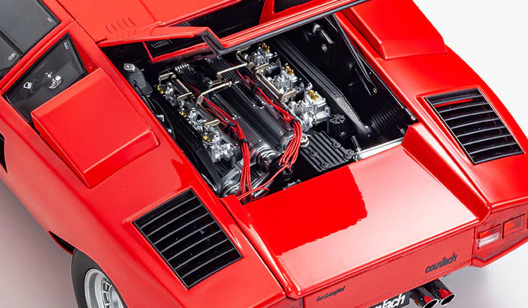 Kyosho 1:12 Lamborghini Countach LP400 in Red - Image 5