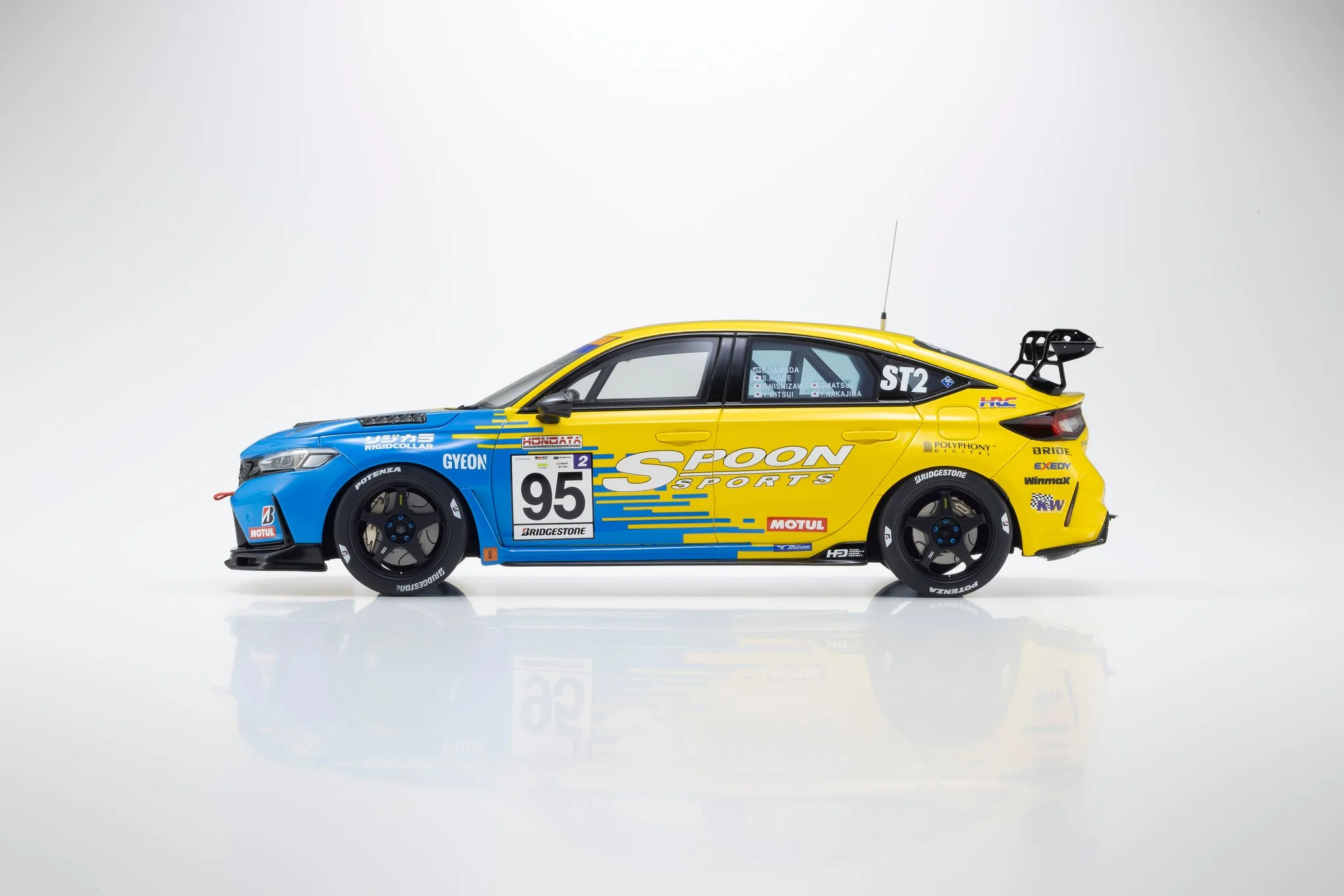 *PREORDER* Kyosho 1:18 Honda Civic Type-R (FL5) #95 Spoon Sports Edition - Image 2