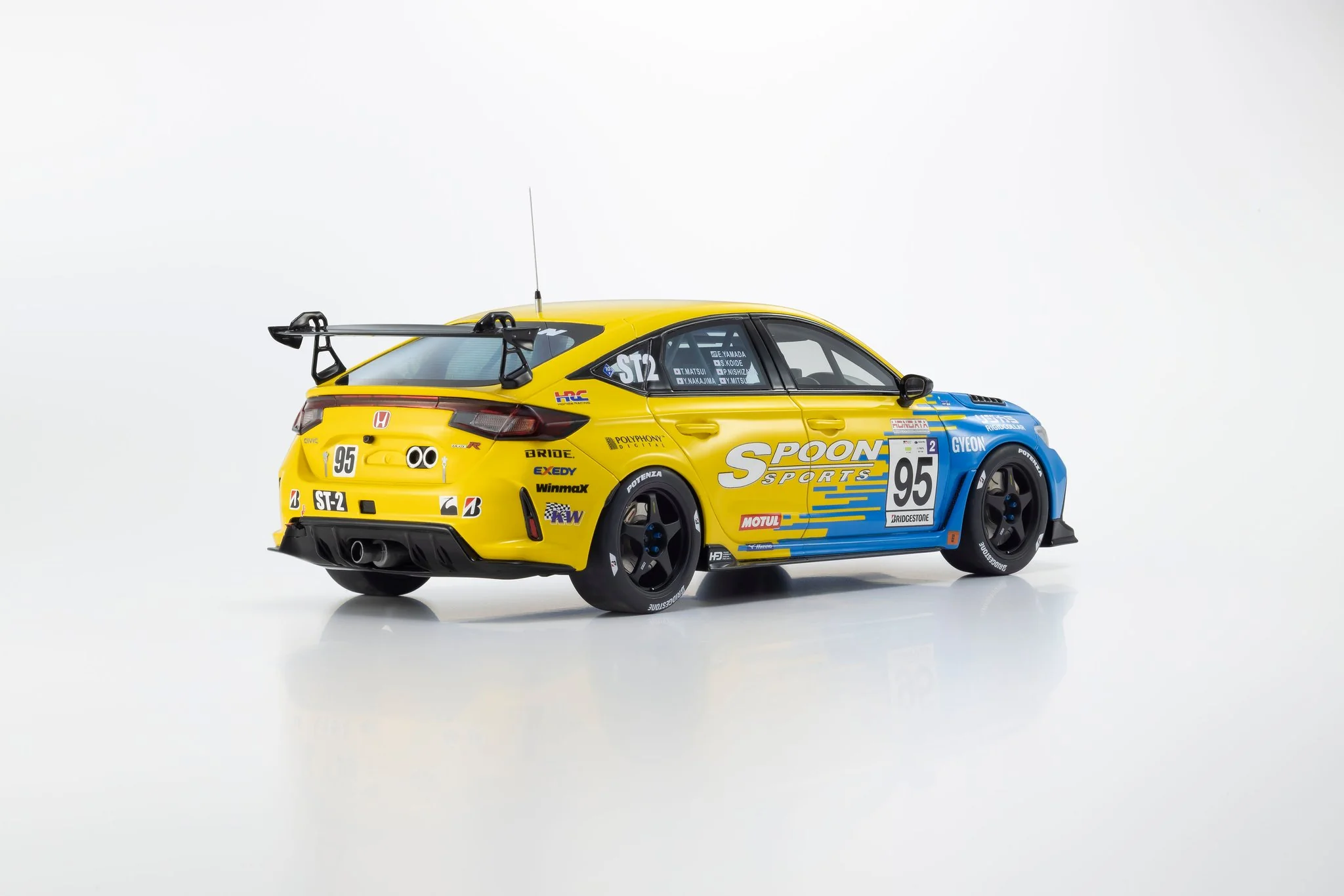 *PREORDER* Kyosho 1:18 Honda Civic Type-R (FL5) #95 Spoon Sports Edition - Image 3