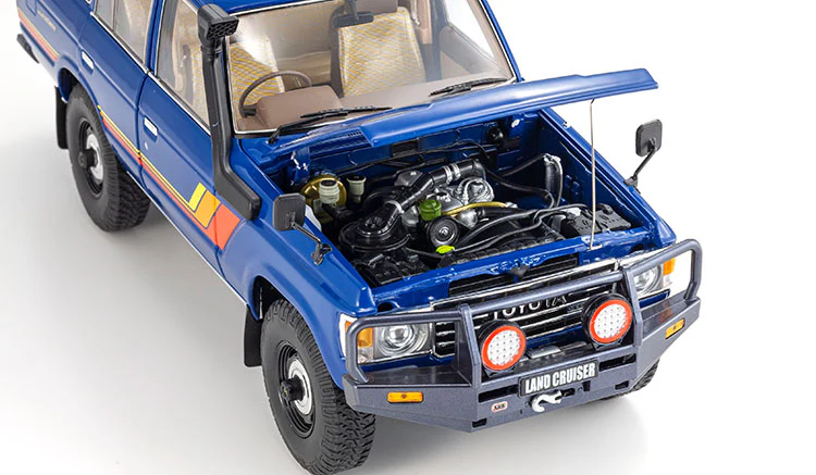 Kyosho 1:18 Toyota Landcruiser 60 Series in Blue - Image 3