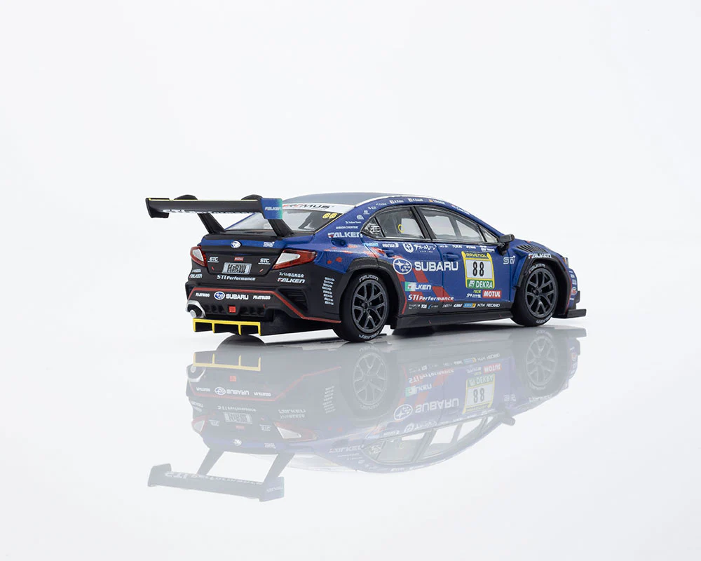 *PREORDER* Kyosho 1:64 Minicar Book Edition Subaru WRX NBR2024 with MOTN LED Base Compatible in Blue - Image 3