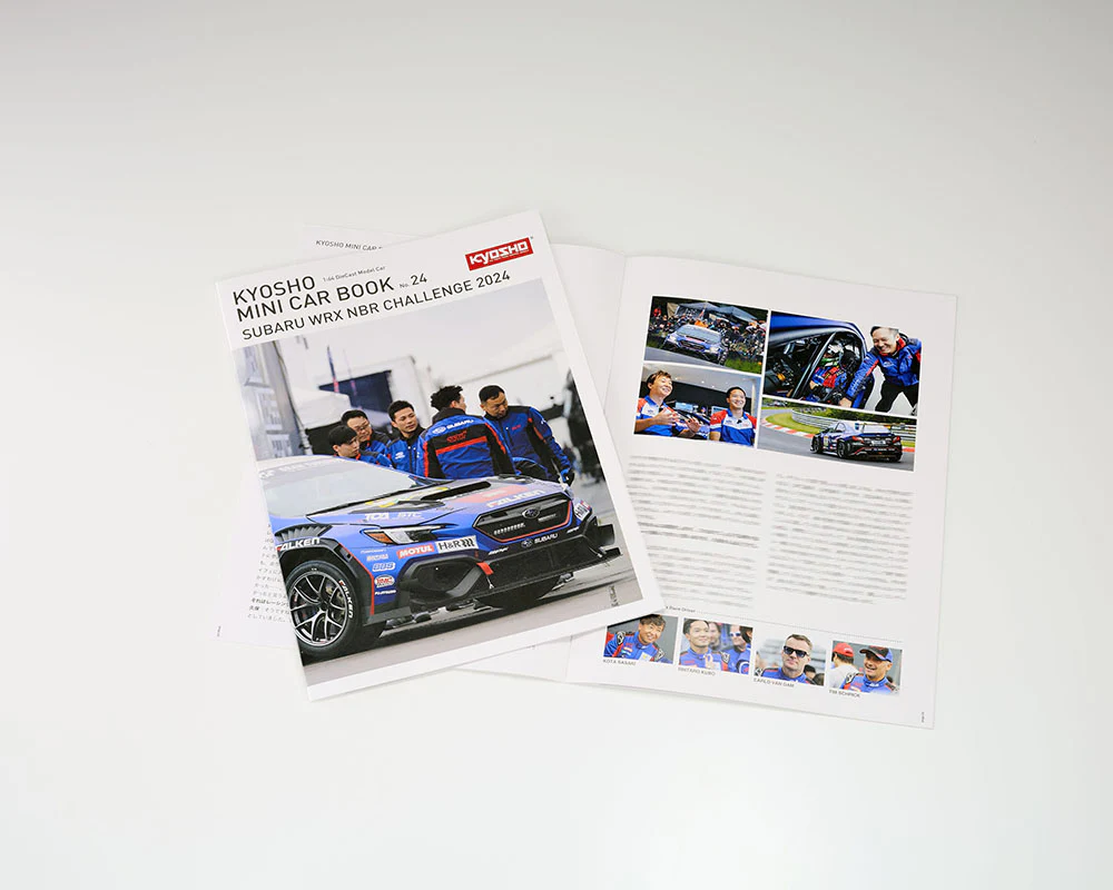 *PREORDER* Kyosho 1:64 Minicar Book Edition Subaru WRX NBR2024 with MOTN LED Base Compatible in Blue - Image 5