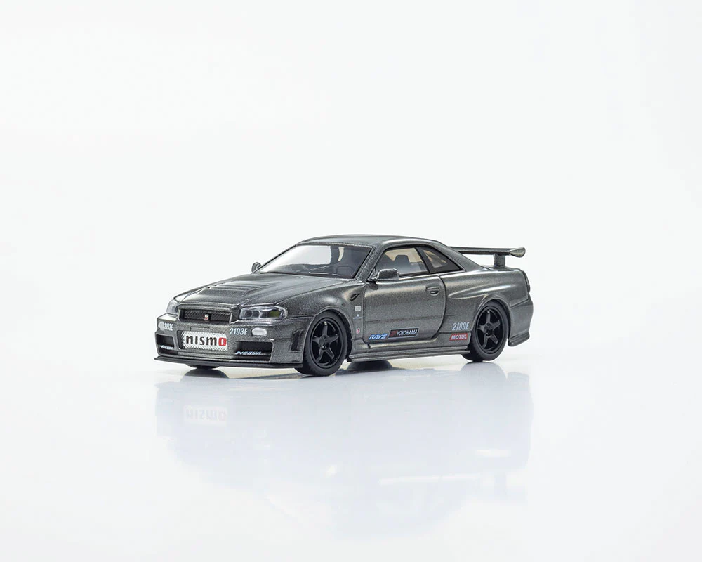 Kyosho 1:64 Nissan Skyline (BNR34) GT-R NISMO CRS Version (MOTN LED Base Compatible)