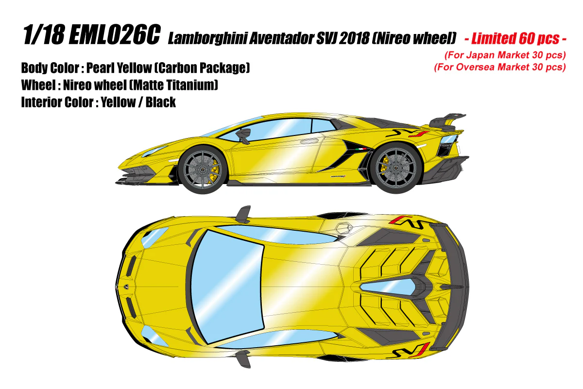 Make Up Co., Ltd / EIDOLON 1:18 Lamborghini Aventador SVJ 2018 (Nireo Wheel) - Image 19