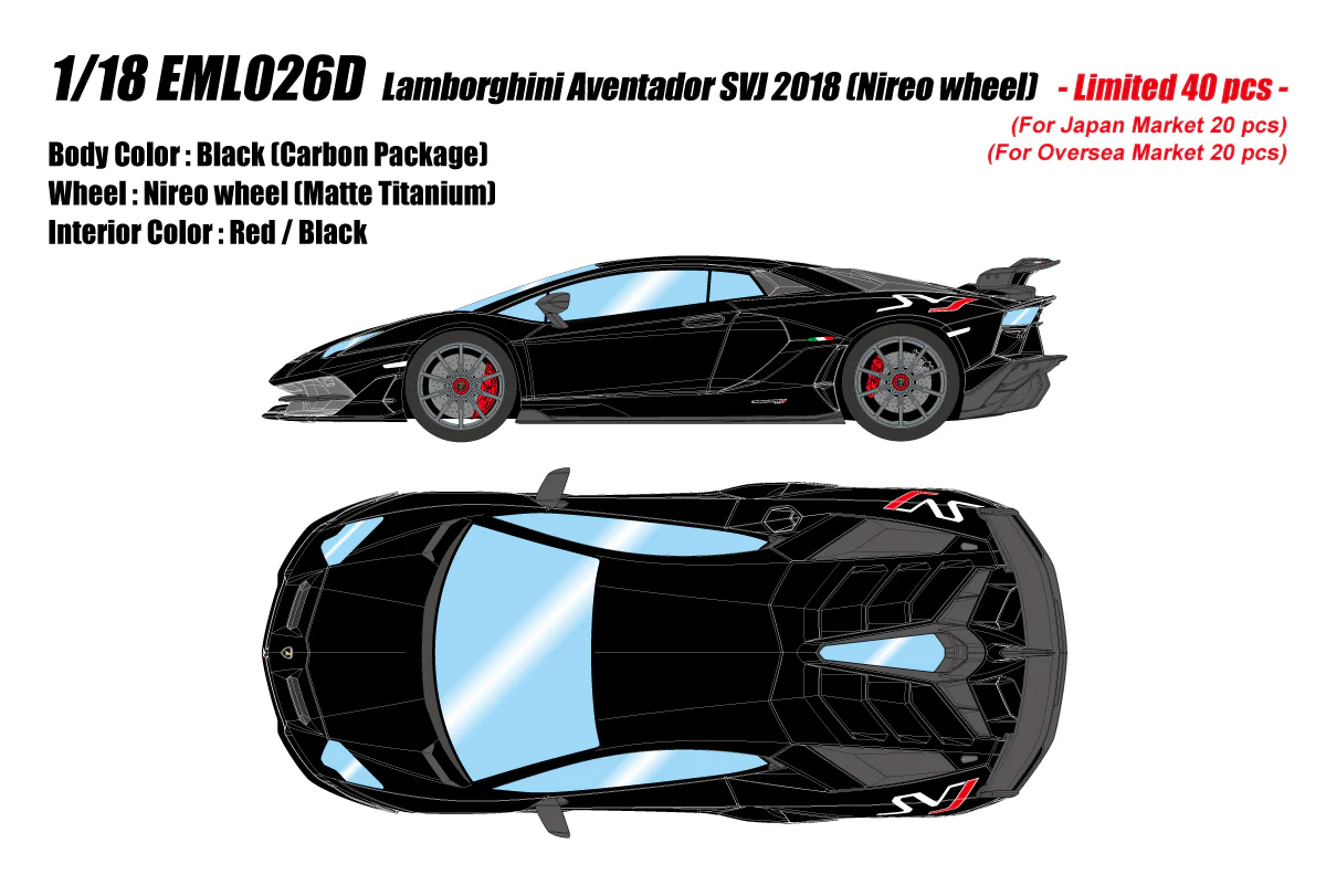 Make Up Co., Ltd / EIDOLON 1:18 Lamborghini Aventador SVJ 2018 (Nireo Wheel) - Image 22
