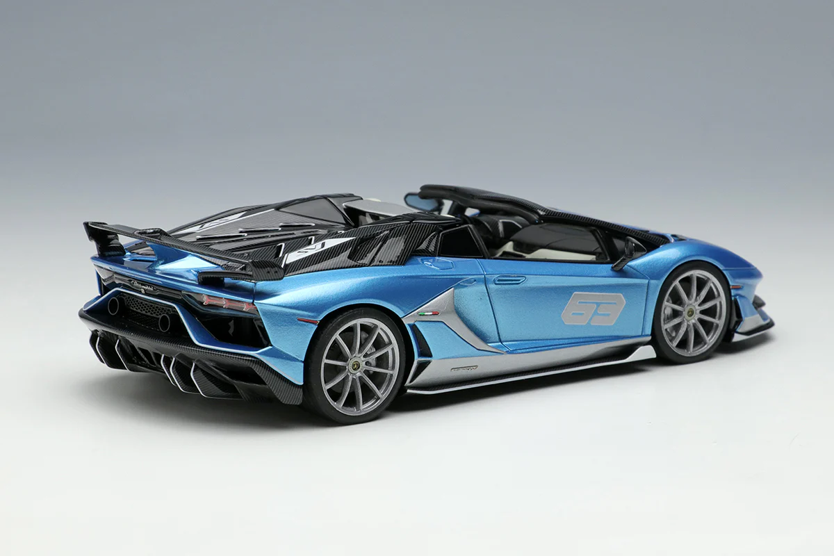 Make Up Co., Ltd / EIDOLON 1:43 Lamborghini Aventador SVJ 63 Roadster -Tribute Miura Roadster- 2021 - Image 3