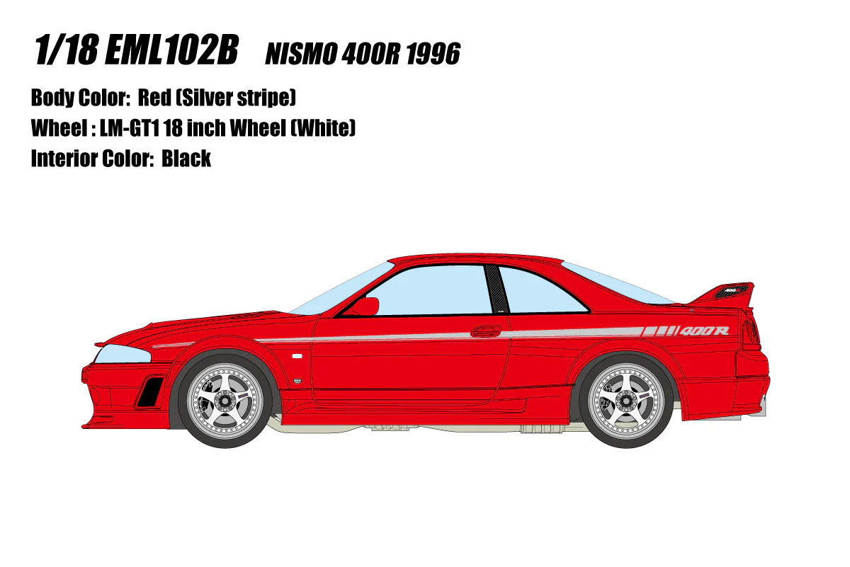 Make Up Co., Ltd / Eidolon 1:18 Nissan Skyline GT-R (BCNR33) NISMO 400R Edition - Image 7