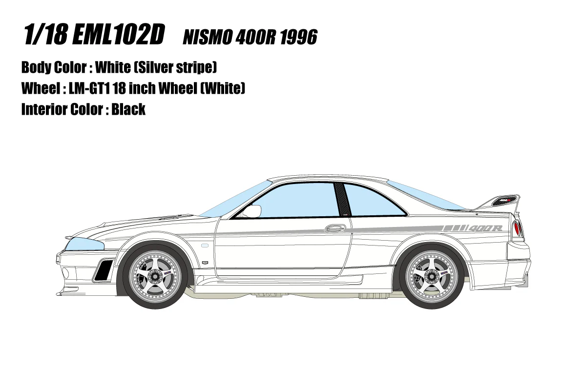 Make Up Co., Ltd / Eidolon 1:18 Nissan Skyline GT-R (BCNR33) NISMO 400R Edition - Image 9