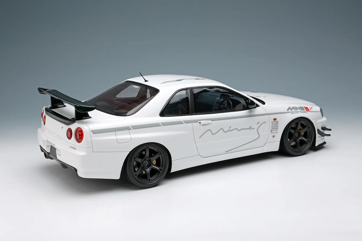 Make Up Co., Ltd / Eidolon 1:18 Nissan Skyline GT-R (BNR34) Mine's V-spec N1 Tokyo Auto Salon 2024 - Image 2