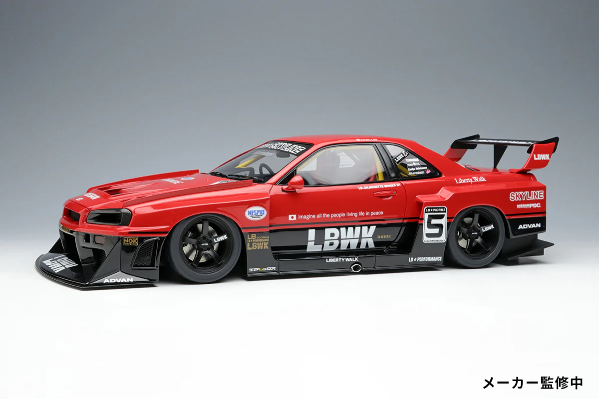 Make Up Co., Ltd / Eidolon 1:18 Nissan Skyline LB-ER34 Super Silhouette TOKYO AUTO SALON 2022 - Image 2