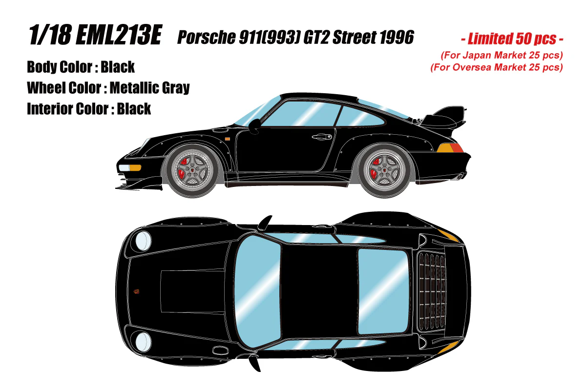 *PREORDER* Make Up Co., Ltd. / Eidolon 1:18 Porsche 911 (993) GT2 Street 1996 - Image 10