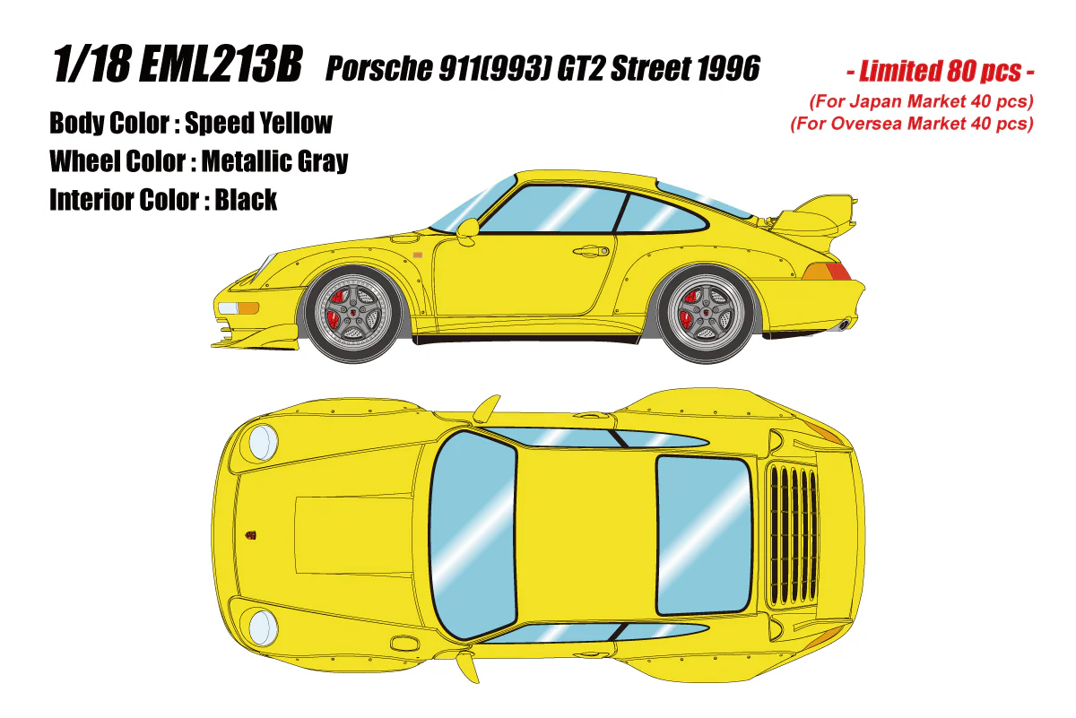 *PREORDER* Make Up Co., Ltd. / Eidolon 1:18 Porsche 911 (993) GT2 Street 1996 - Image 7