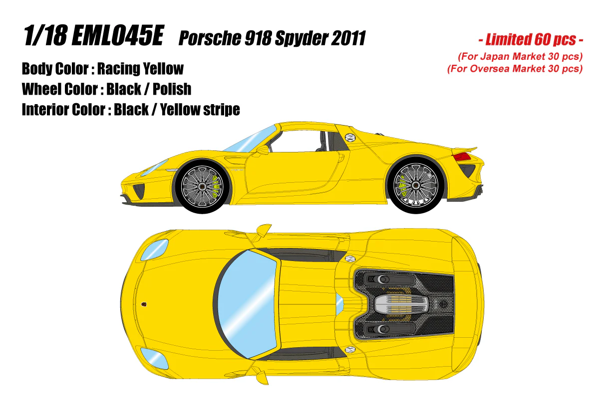 Make Up Co., Ltd / Eidolon 1:18 Porsche 918 Spyder 2011 - Image 10