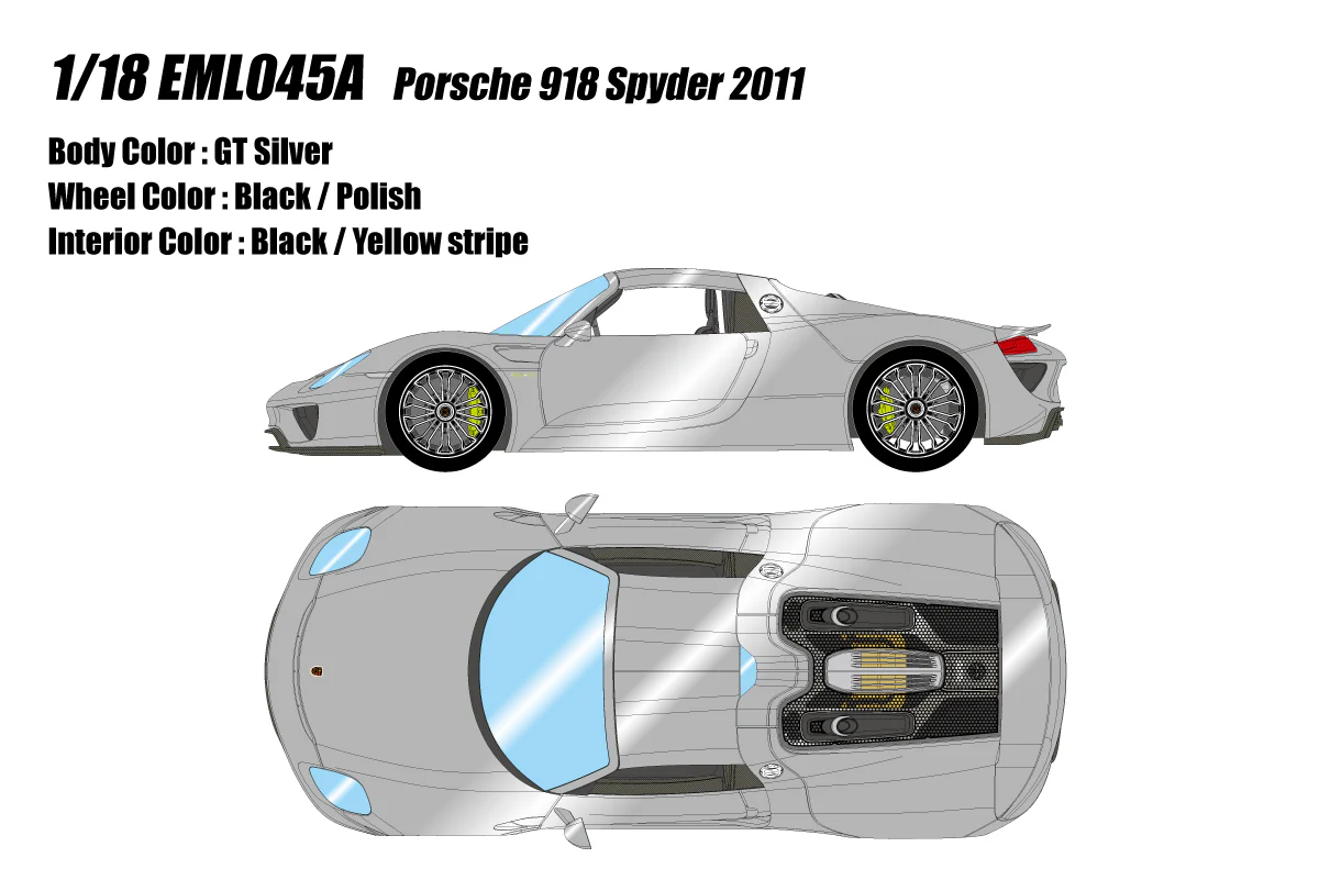 Make Up Co., Ltd / Eidolon 1:18 Porsche 918 Spyder 2011 - Image 6