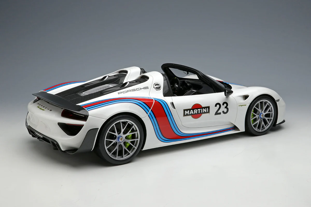 Make Up Co., Ltd / Eidolon 1:18 Porsche 918 Spyder 2011 Martini stripe - Image 2