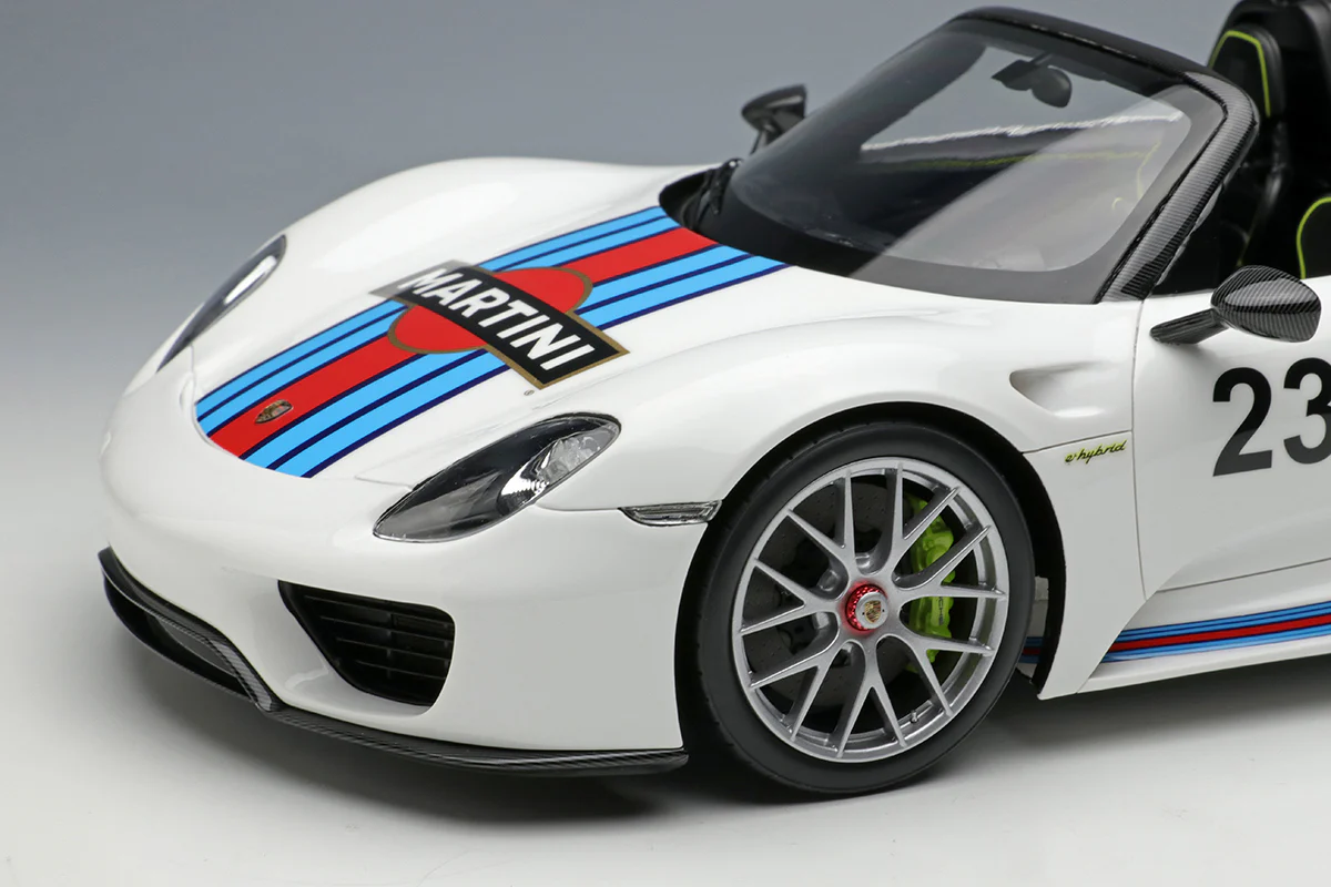 Make Up Co., Ltd / Eidolon 1:18 Porsche 918 Spyder 2011 Martini stripe - Image 6