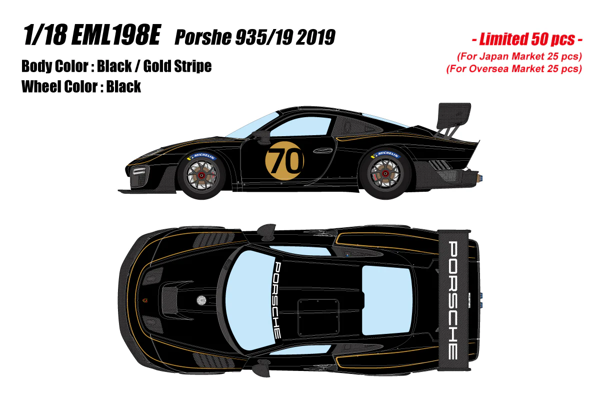 *PREORDER* Make Up Co., Ltd. / EIDOLON 1:18 Porsche 935/19 2019 - Image 5