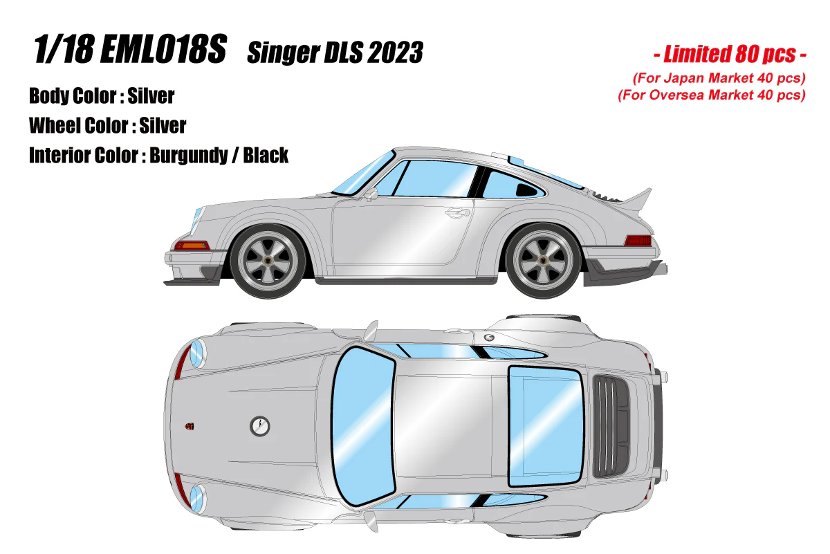 *PREORDER* Make Up Co., Ltd / Eidolon 1:18 Porsche Singer 911 DLS 2023 Version - Image 10
