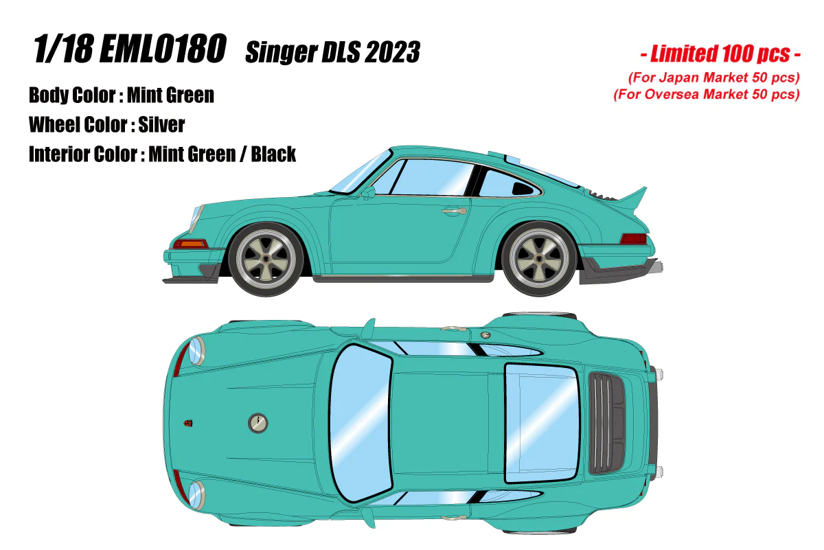 *PREORDER* Make Up Co., Ltd / Eidolon 1:18 Porsche Singer 911 DLS 2023 Version - Image 6