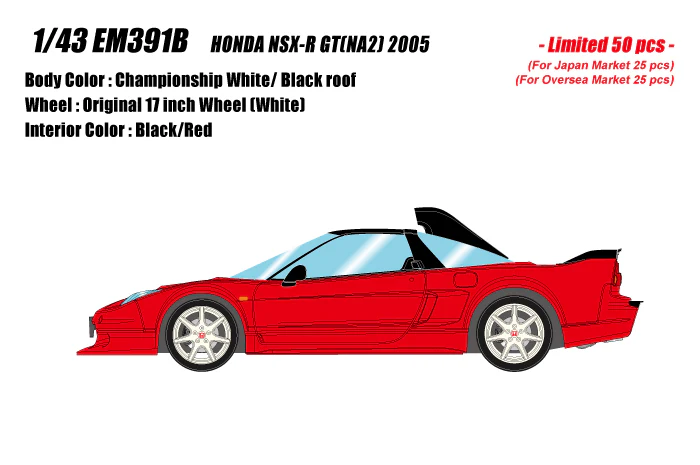Make Up Co., Ltd / Eidolon 1:43 Honda NSX-R GT (NA2) 2005 - Image 9