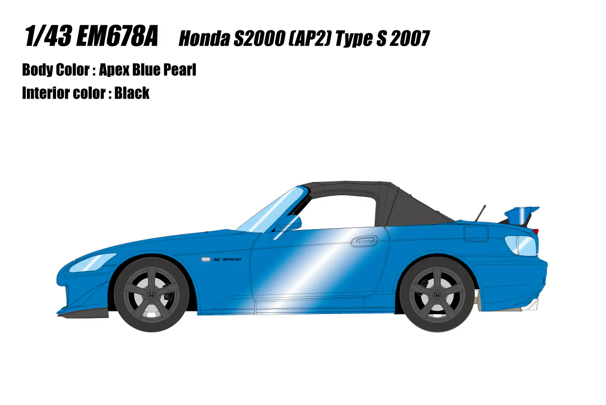 Make Up Co., Ltd / EIDOLON 1:43 Honda S2000 (AP2) Type S 2007 - Image 5