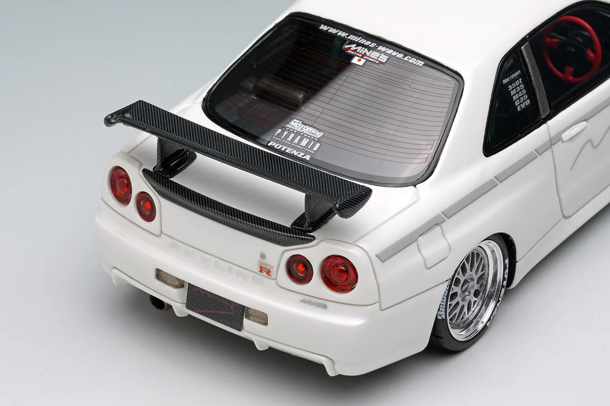 *PREORDER* Make Up Co., Ltd / Eidolon 1:43 Nissan Skyline (BNR34)GT-R V-Spec N1 MINE'S (BBS Wheel) Time Attack in USA - Image 5